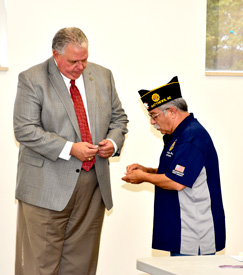 American Legion Presentation to Mayor Paul Bailey