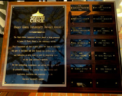 Nancy Glenn Award plaque
